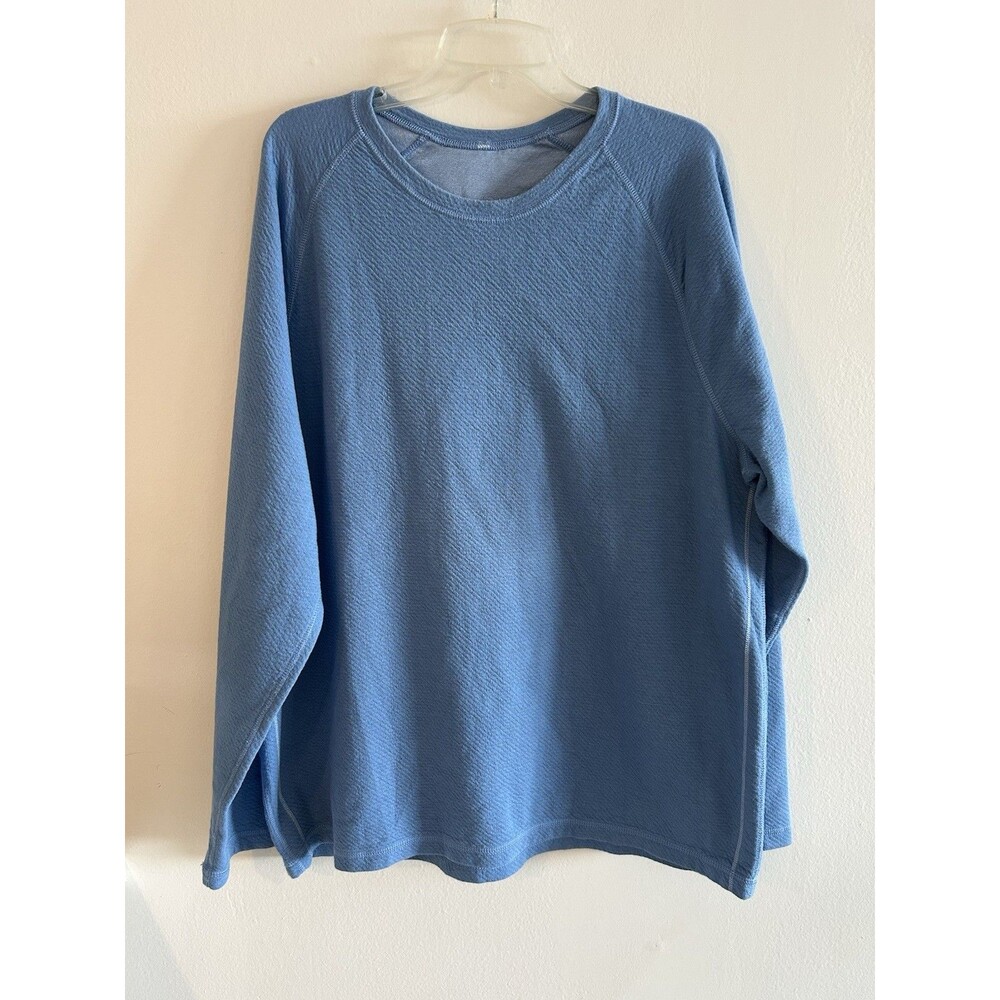 Tommy Bahama Mens Lightweight Cotton Blend Sweater Blue Size XXL